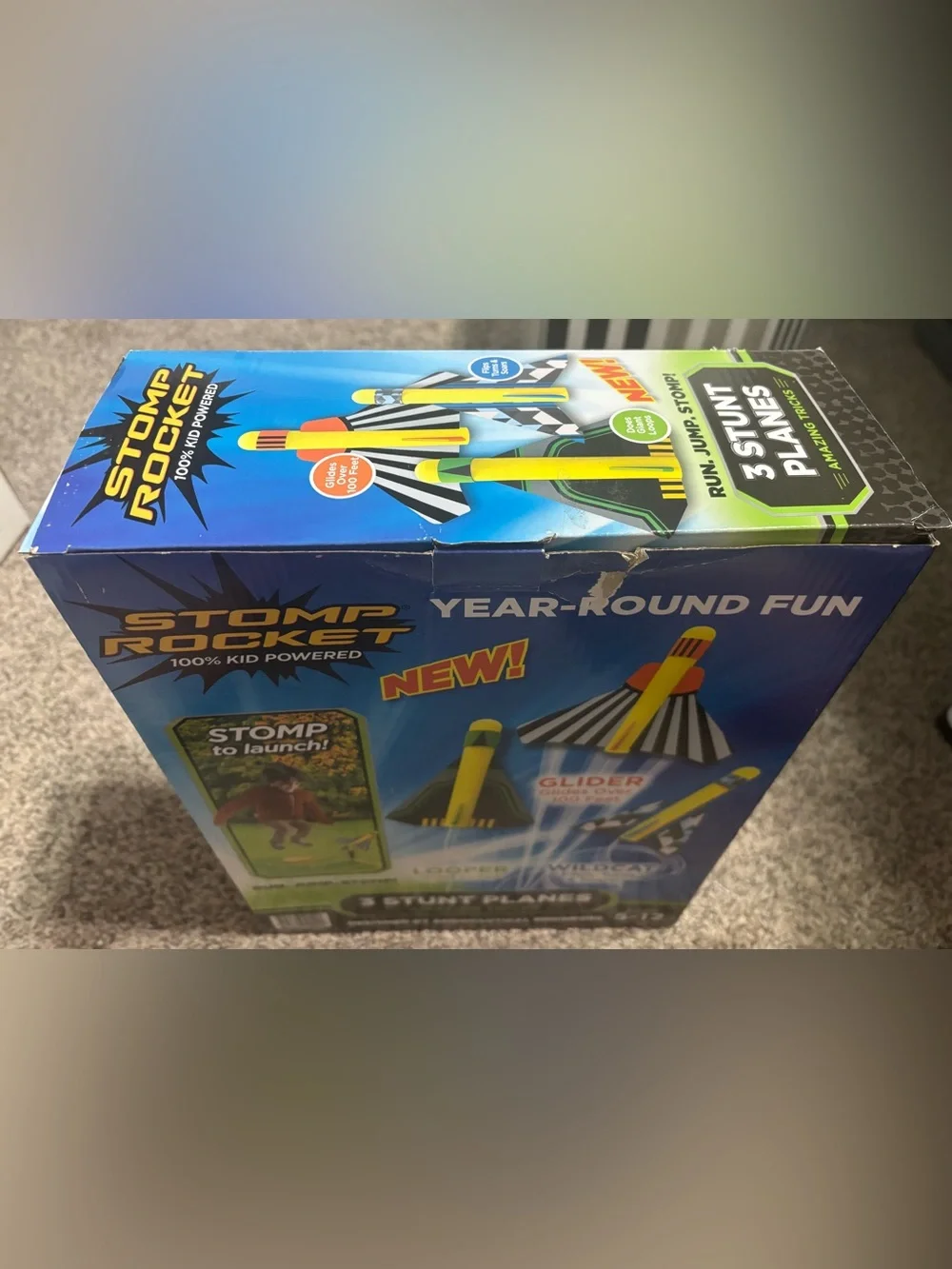 Stomp Rockets - 3 Stunt Planes - NWT - 5-12 ages